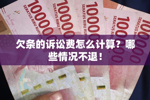 北京欠条的诉讼费怎么计算？哪些情况不退！