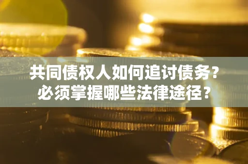 北京共同债权人如何追讨债务？必须掌握哪些法律途径？