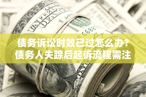 北京债务诉讼时效已过怎么办？债务人失踪后起诉流程需注意什么？