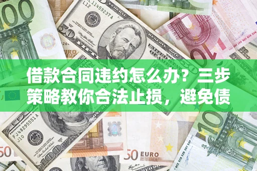 北京借款合同违约怎么办？三步策略教你合法止损，避免债务危机升级
