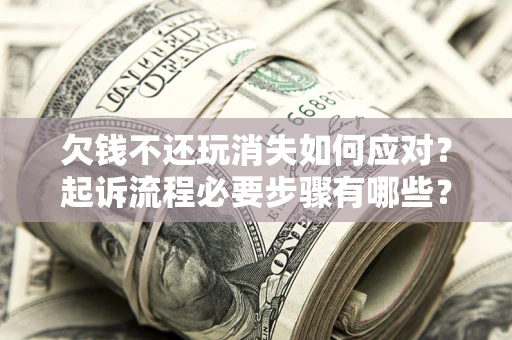 北京欠钱不还玩消失如何应对？起诉流程必要步骤有哪些？