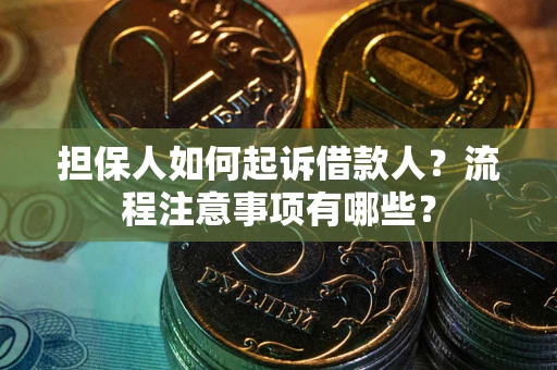 北京担保人如何起诉借款人？流程注意事项有哪些？
